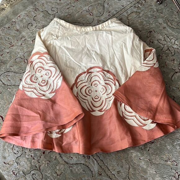 Anthropologie skirt with sequins. Rose and cream colored. NWT. - Picture 1 of 8